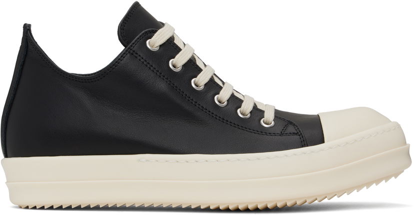 Sneakers och skor Rick Owens Rick Owens Hollywood Low Sneaks Svart | RU01E5891 LCO
