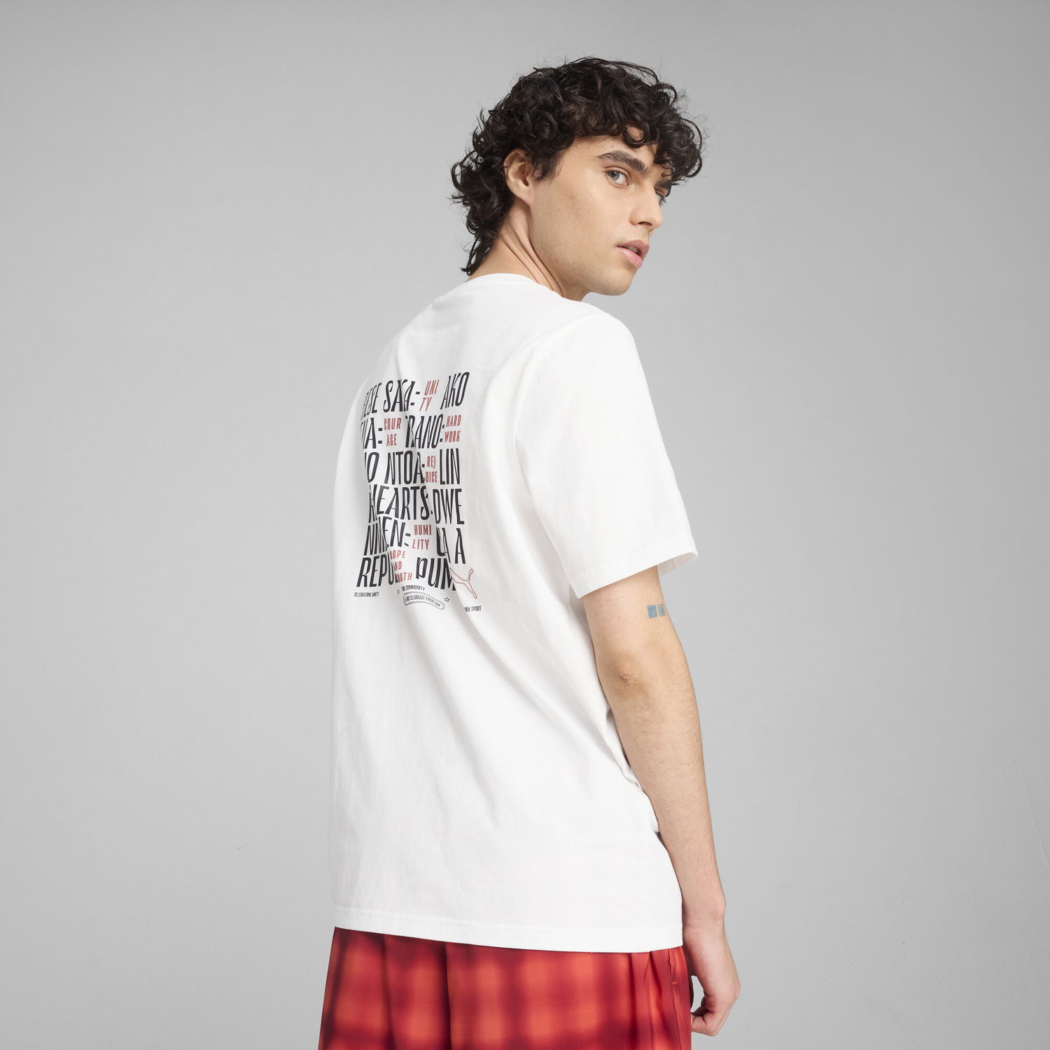 T-shirt Puma ROAD TO UNITY Values Graphic Tee Vit | 629697_02, 1