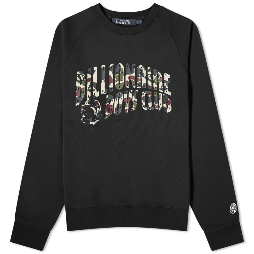 Sweatshirt BILLIONAIRE BOYS CLUB Duck Camo Arch Logo Crew Sweat Svart | B23428-BLK