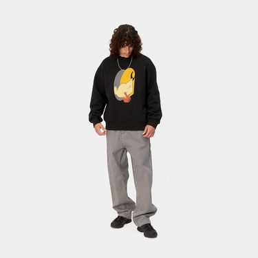 Sweater Carhartt WIP DeadKebab Knock Knock Crewneck Svart | I032454_89_XX, 2