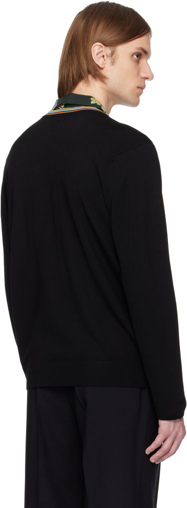 Sweater Paul Smith Paul Smith Washable Wool Signature Stripe Cardigan Svart | M1R-250Z-P02094-79, 2