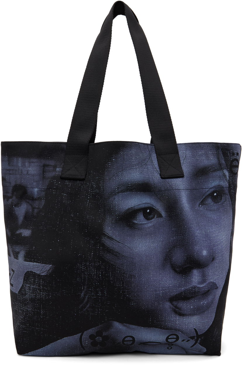 Tygpåse MISBHV Maciej Kość Edition Portrait Tote Bag Svart | 250A410