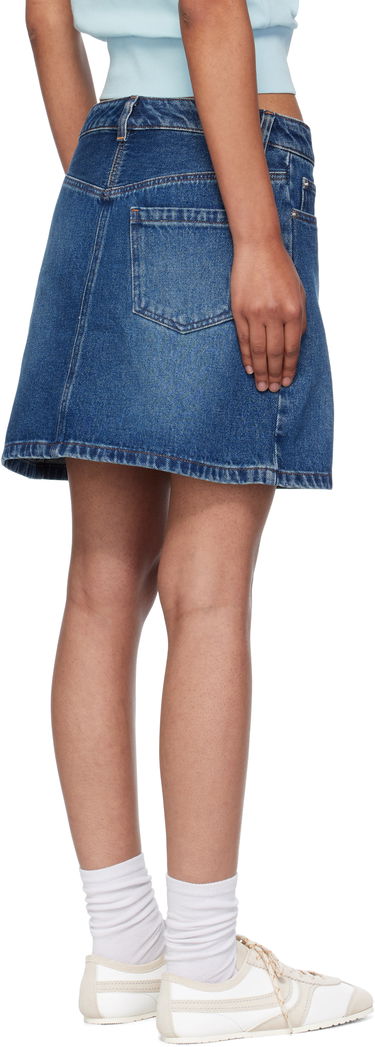Kjol A.P.C. A.P.C. Denim Miniskirt Blå | COHJL-F06374, 2