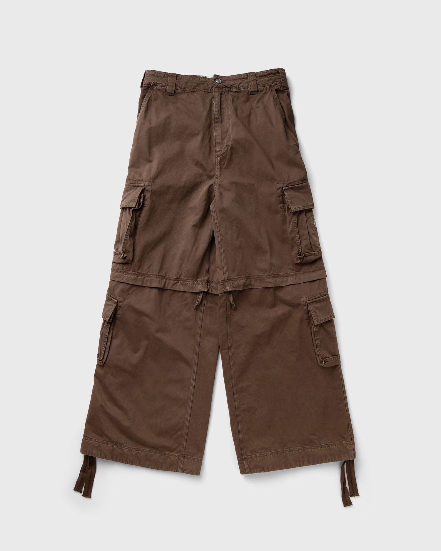 Cargo byxor ERL Zip-Off Cargo Pants Woven Brun | ERL11P006-1, 1