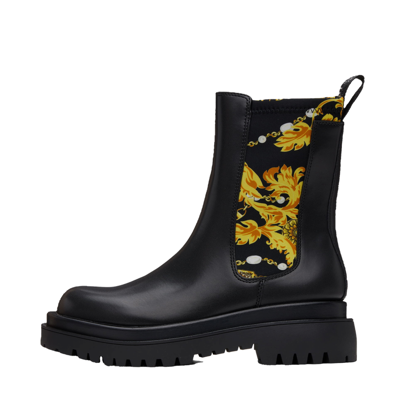 Sneakers och skor Versace Drew Ankle Chelsea Boots Svart | E77VA3S60_EZS867