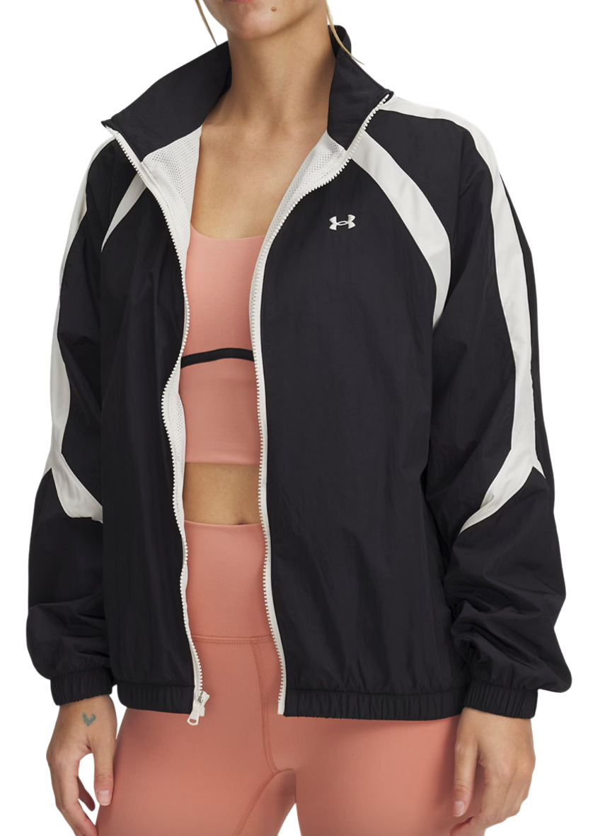 Vindjacka Under Armour Under Armour Icon Crinkle Track Jacket Svart | 6000278-001, 0