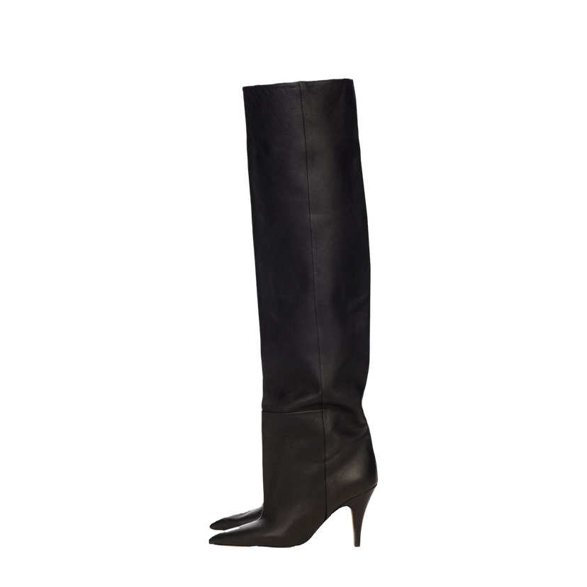 Sneakers och skor Khaite Black 'The River' Tall Boots Svart | F1080-845