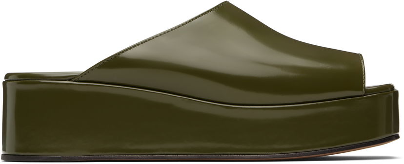 Tillbehör The Row The Row Emi Flatform Sandals Grön | F1597-L604