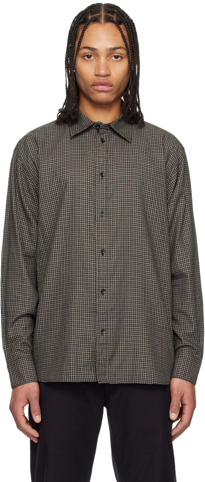 Skjorta rag & bone Rag & Bone Matthew Plaid Shirt Brun | MBW24HA003GHML