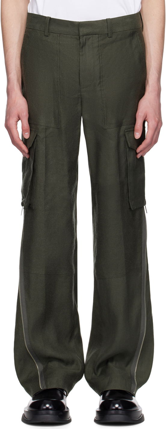 Cargo byxor Helmut Lang Expansion Panel Cargo Pants Grön | O04HM202