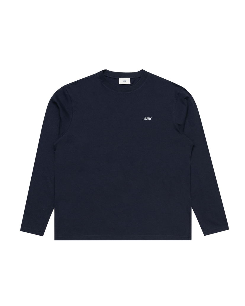 T-shirt Autry Autry Long Sleeve T-Shirt Mörkblå | LSPXA6JB