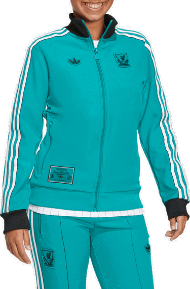 Sweatshirt adidas Performance Liverpool FC Terrace Icons Turkos | JW5465, 1