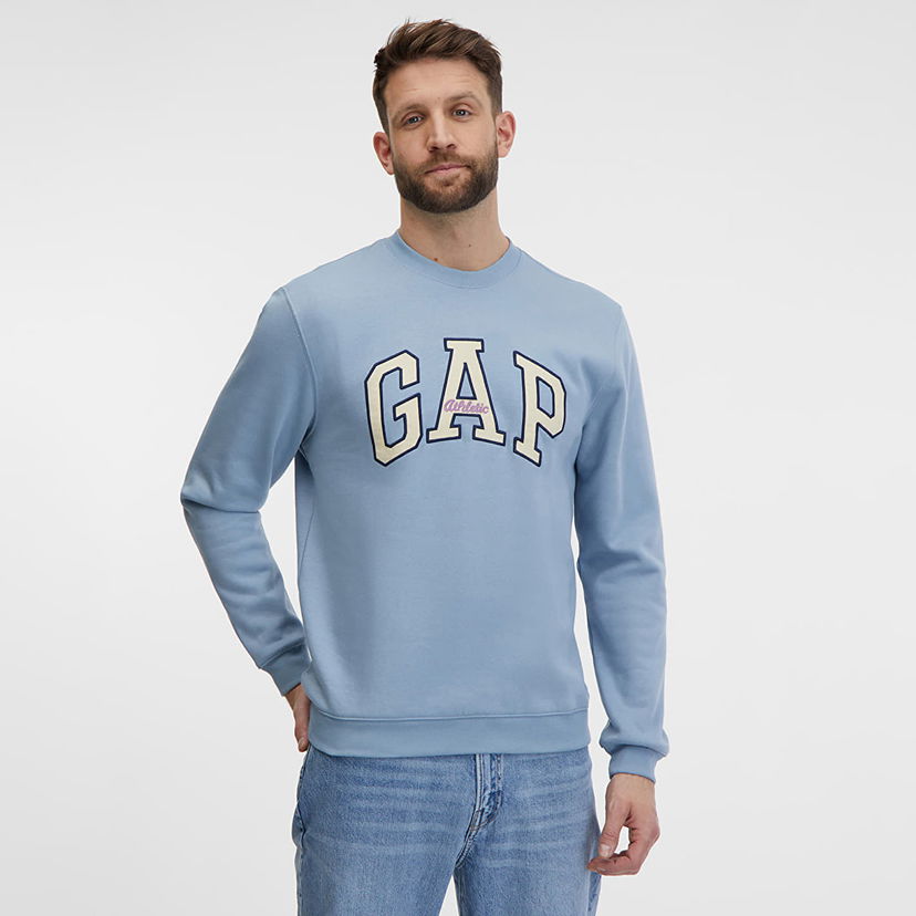 Sweatshirt GAP Sweatshirt Core Logo Sweatshirt New England Sky S Turkos | 829186-00