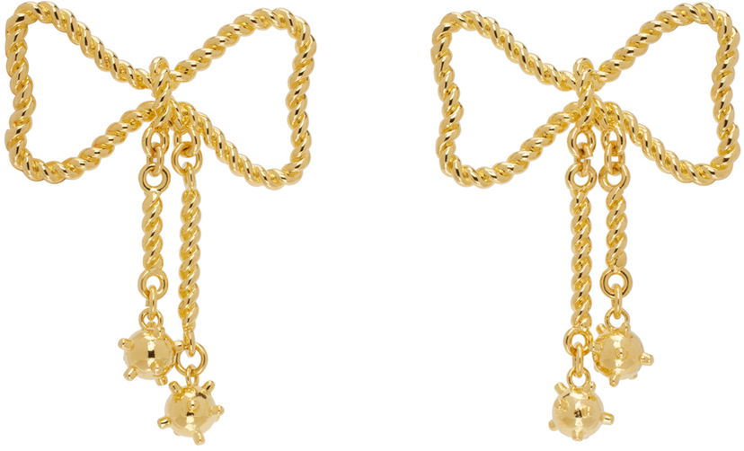 Örhängen Chopova Lowena Chopova Lowena Mace Bow Earrings Metallisk | 6501