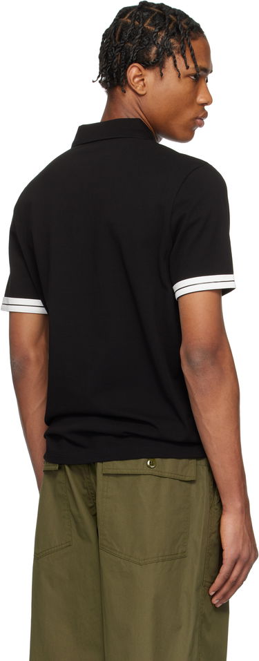 Polotröja Moncler Moncler Archivio Short Sleeve Polo Svart | K10918A0002789ALK, 2