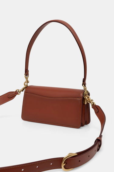 Handväska Coach Brown Leather Shoulder Bag with Removable Strap Brun | CY200, 2
