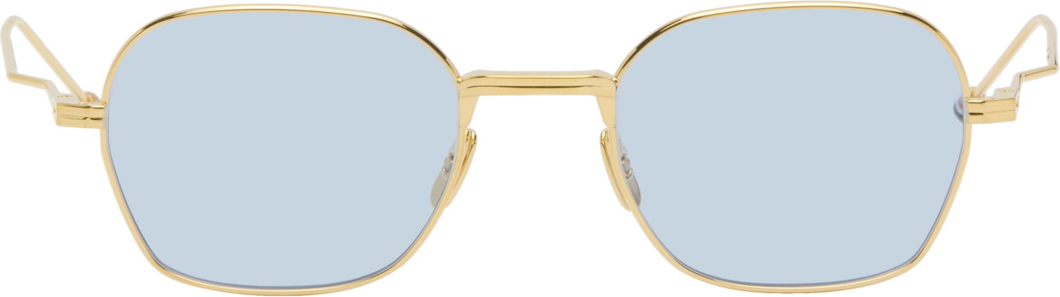 Solglasögon Thom Browne Thom Browne Titanium Sunglasses Gul | UES936B-G0001, 0