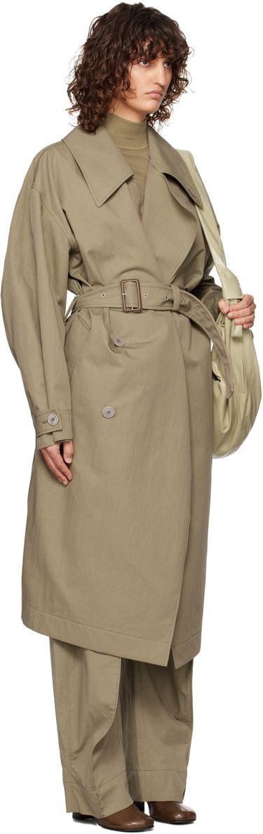Trenchcoat LEMAIRE Lemaire Water-Repellent Trench Coat Grön | CO1059 LF1228, 1