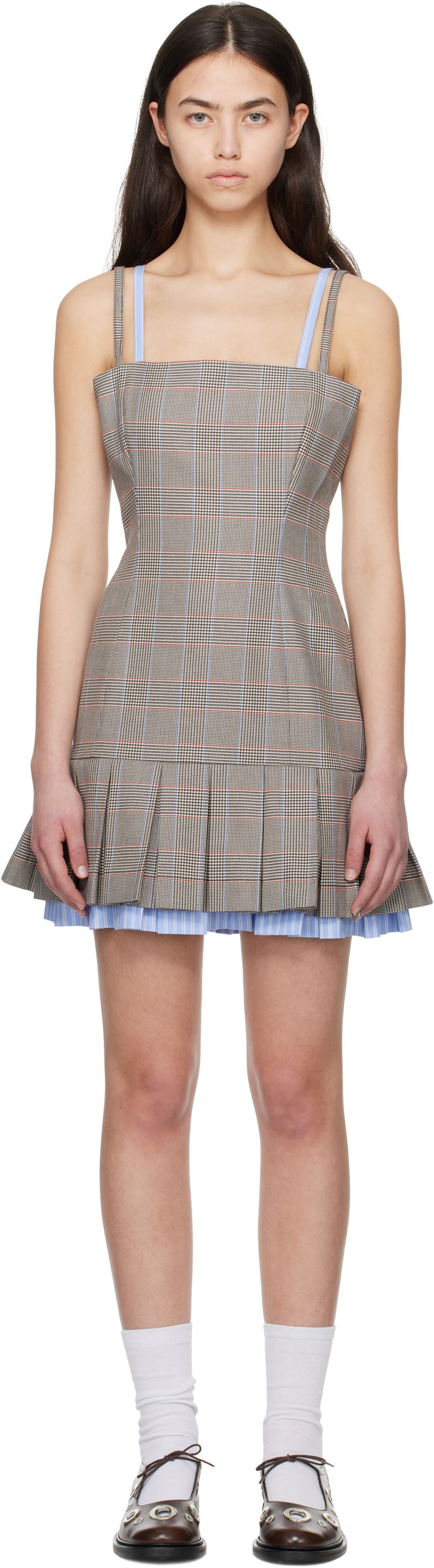 Klä Charles Jeffrey Loverboy Charles Jeffrey LOVERBOY Pleated Minidress Flerfärgad | 54060401