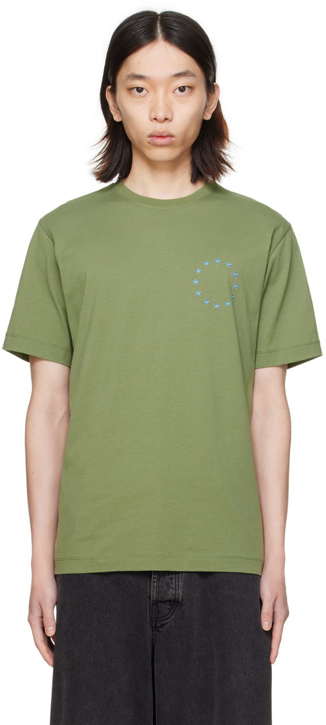 T-shirt Études Wonder Europa Graphic T-Shirt Grön | E24MM106A00733