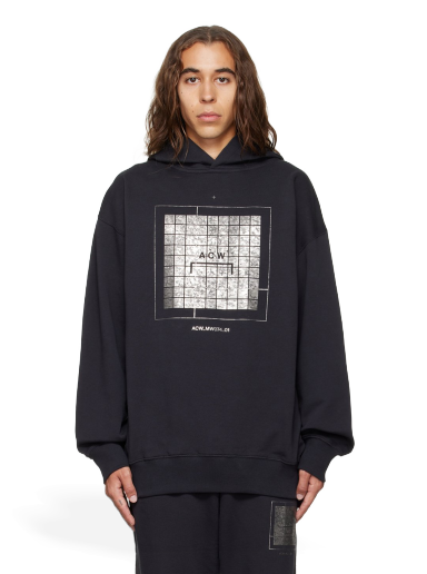 Sweatshirt A-COLD-WALL* Foil Grid Svart | ACWMW074