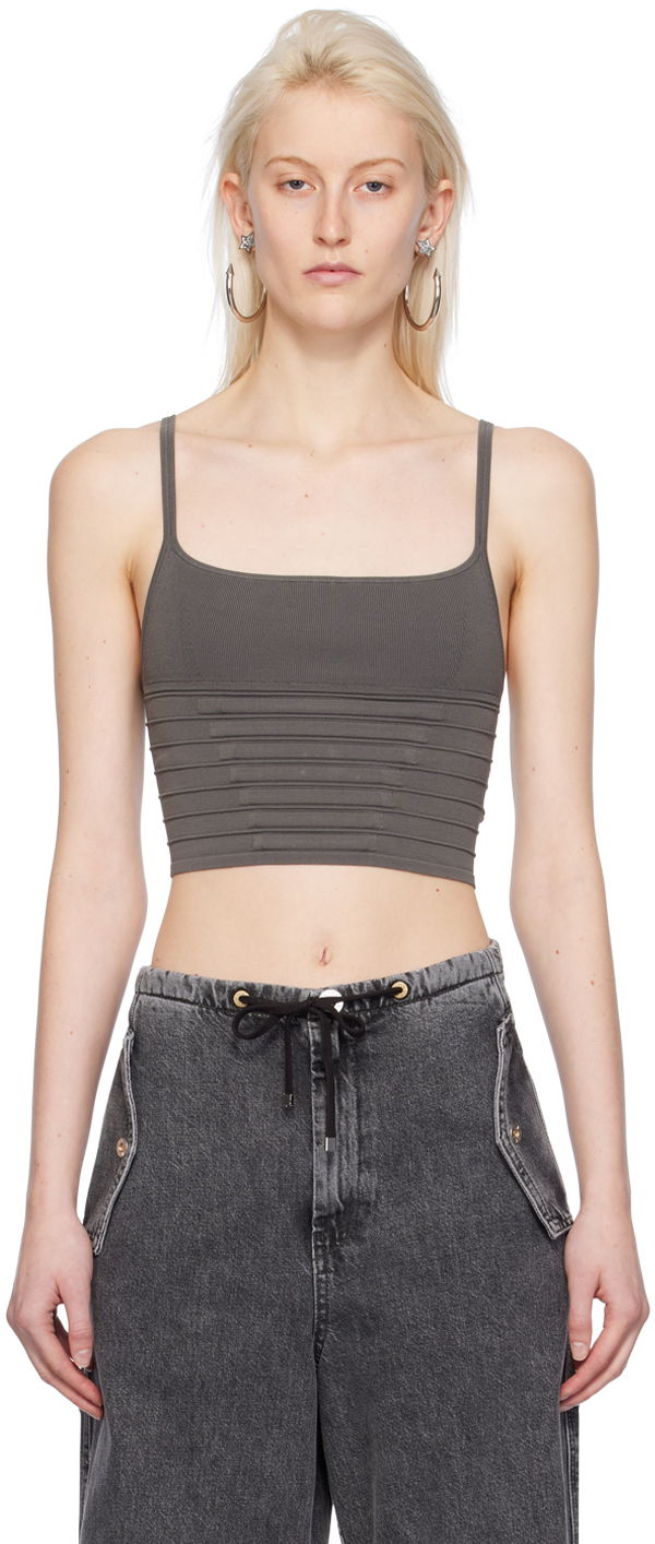 Linne Dion Lee Dion Lee Ventral Compact Tank Top Grå | A7773PS24
