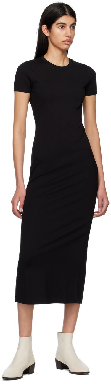Klä rag & bone rag & bone Lily Midi Dress Svart | WAC23S3025LC25, 3