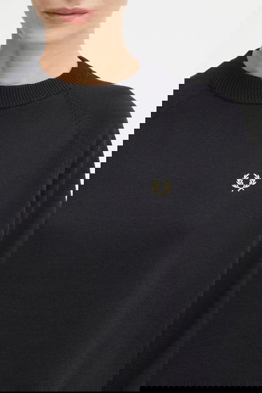 Sweater Fred Perry Fred Perry Women's Sweater Svart | K1117, 3