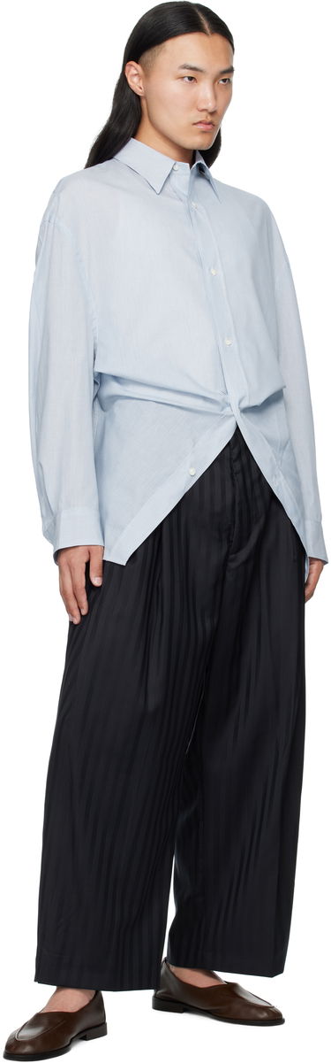 Skjorta HED MAYNER Hed Mayner Modified Shirt Blå | HMMB60013A-HB166, 3