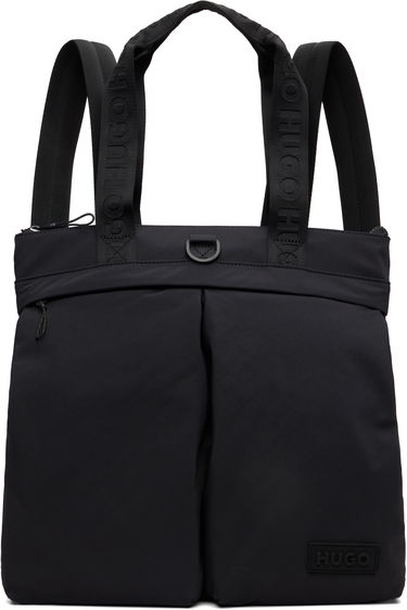 Ryggsäck BOSS Hugo 3D Logo Patch Tote Backpack Svart | 50551789, 0