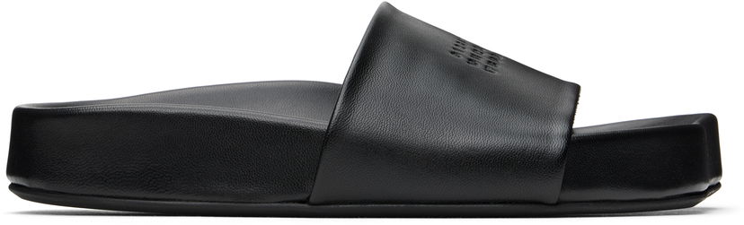 Trosor Maison Margiela MM6 Maison Margiela Nappa Leather Sandals Svart | S66WP0111 P3628