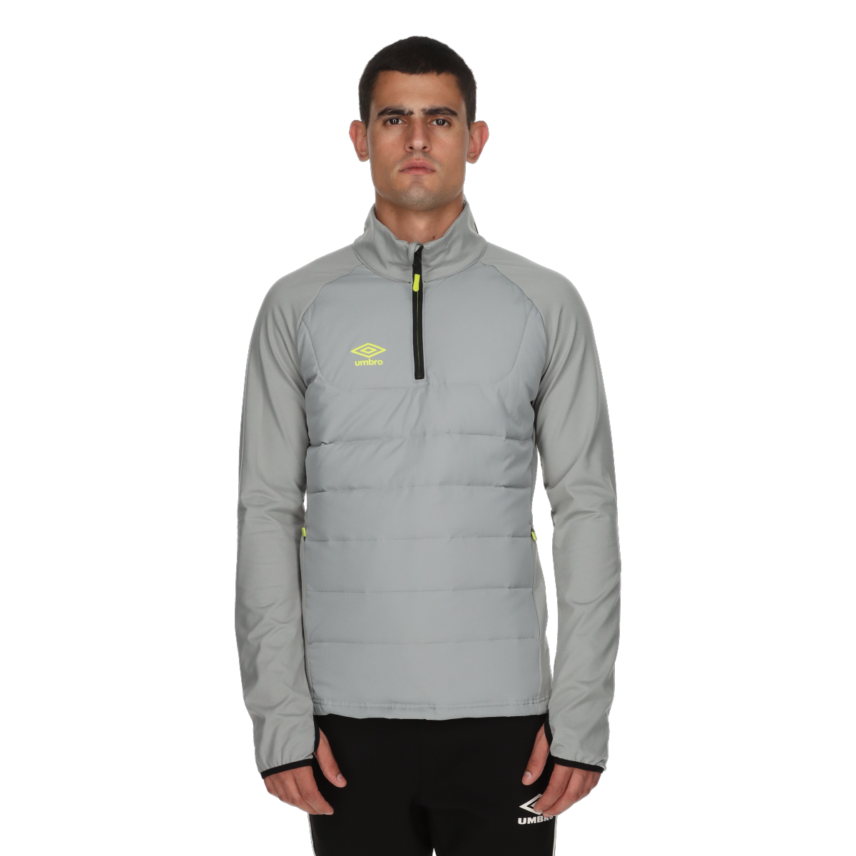Sweatshirt Umbro Pro Training Padded Half-Zip Pullover Grå | UMA253M616-03, 0