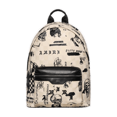 Ryggsäck AMIRI x Wes Lang Sketch Print Backpack Beige | AW22MAB002 271 ALAB, 0