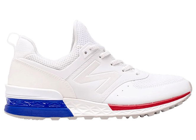 Sneakers och skor New Balance 574 Sport USA Flag White Vit | MS574SCN, 0