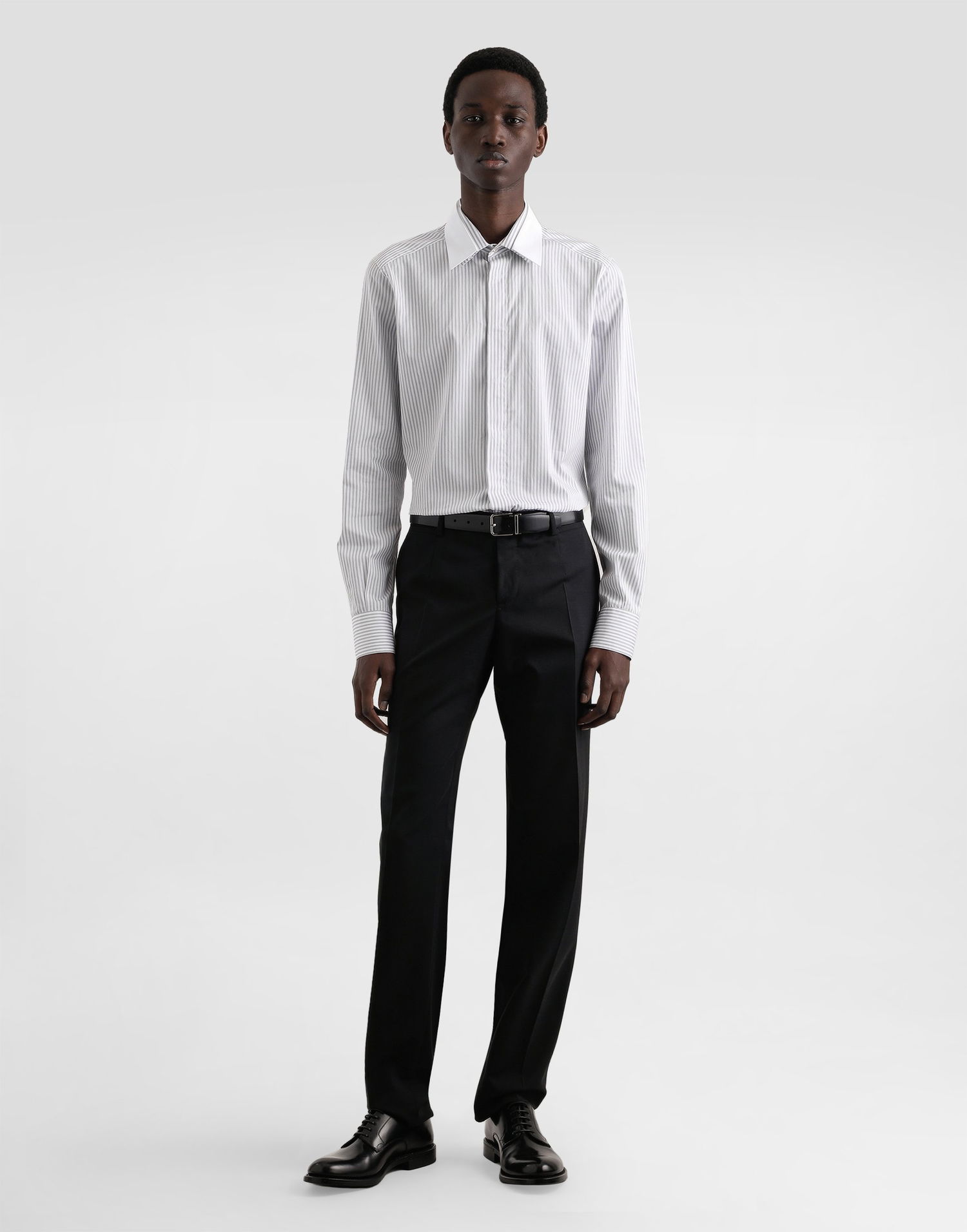 Skjorta Dolce & Gabbana Dolce & Gabbana Martini Striped Poplin Shirt Vit | G5NQ0ZFR503S8051, 1