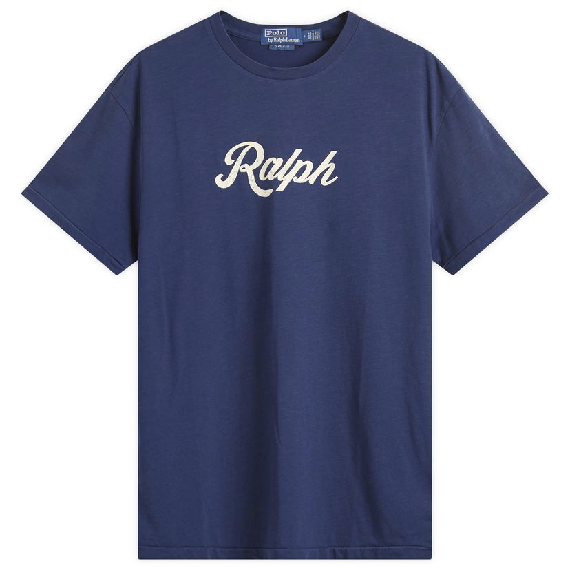T-shirt Polo by Ralph Lauren Ralph Lauren Authentic Logo T-Shirt, Size Large Blå | 710936401011-BLU