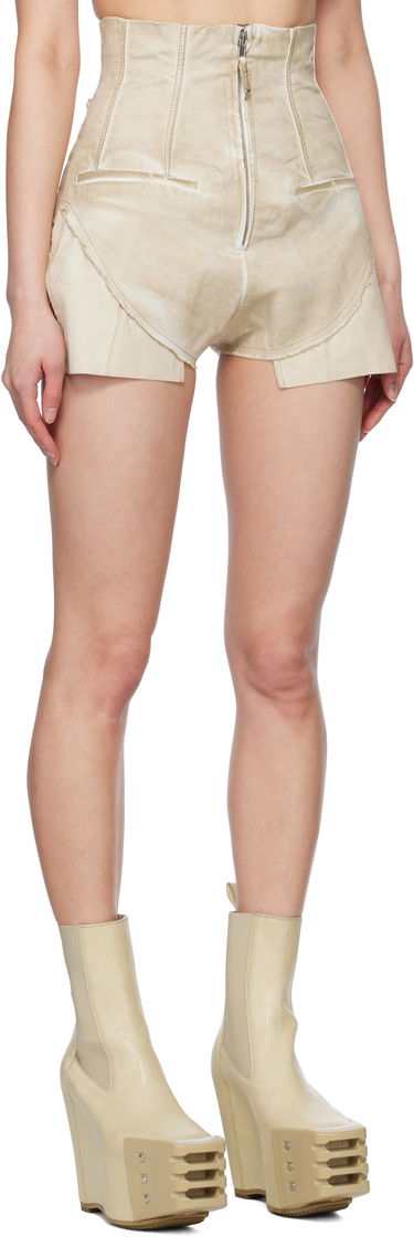 Shorts Rick Owens Rick Owens DRKSHDW Hollywood Dirt Cutoff Denim Shorts Grå | DS01E3313 SCF, 4