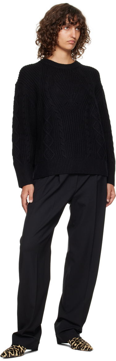 Byxor Loulou de Saison Loulou de Saison Elasticated Waistline Trousers Svart | NIRO, 3