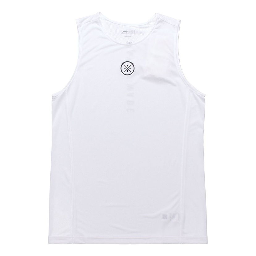 Linne Li-Ning Way Of Wade Graphic Tank Top Vit | AVSP085-2