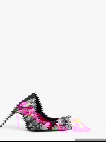 Sneakers och skor Dolce & Gabbana Floral-Print Pointed-Toe Pumps Flerfärgad | CD1900A6L95HN5KR, 0