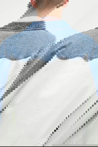 Jacka Aries Aries Patchwork Western Carpenter Jacket Blå | AR7030503, 6