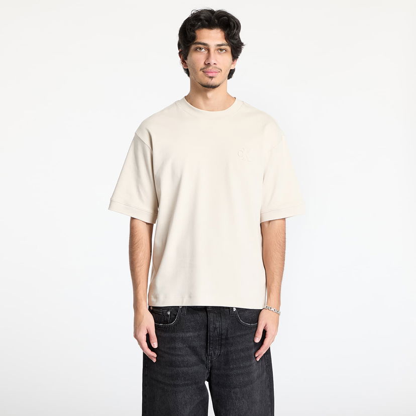 T-shirt CALVIN KLEIN Calvin Klein Jeans Interlock T-Shirt Beige | J30J326757 PDH