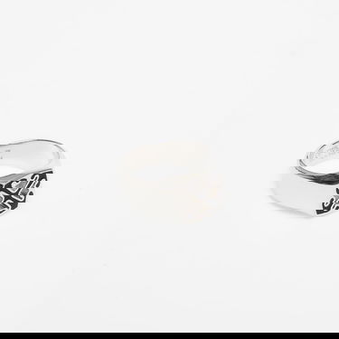 Ringa Off-White Enamel Arrow Ring Silver/ Black Metallisk | OMOC078C99MET0017210, 1