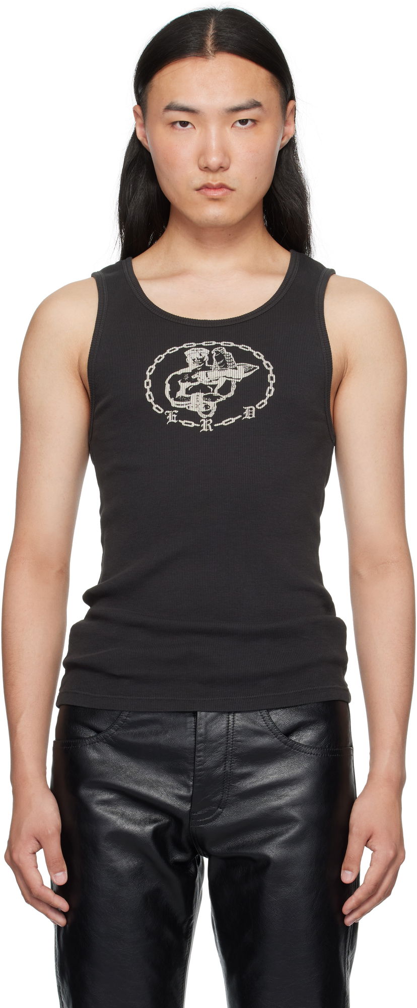Linne Enfants Riches Déprimés Enfants Riches Déprimés Enfant En Chaine Graphic Tank Top Svart | 010-838
