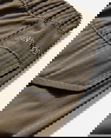 Byxor and wander High Count Cloth Side Zip Hem Pants Brun | 5745282096 182, 4