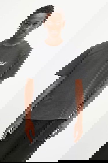 T-shirt Filling Pieces Filling Pieces Vinyl Graphic T-Shirt Svart | 422520500240, 2