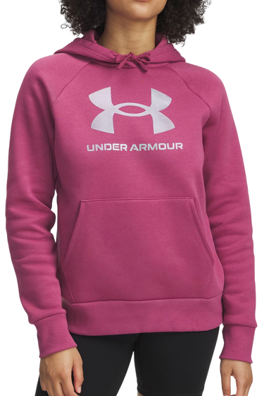 Sweatshirt Under Armour Rival Shimmer Fleece Hoodie Rosa | 6003710-659, 0
