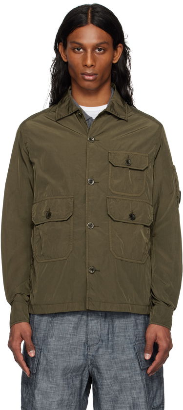 Vindjacka C.P. Company C.P. Company Chrome-R Overshirt Grön | 18CMOS013A-005904G, 0
