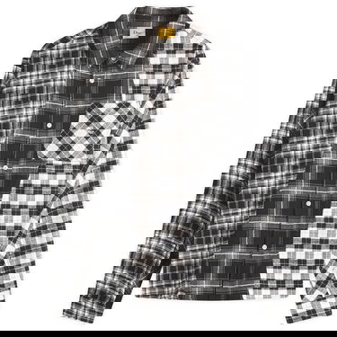 Skjorta Dime Triple Plaid Shirt Svart | DIMEHO249BLK, 0