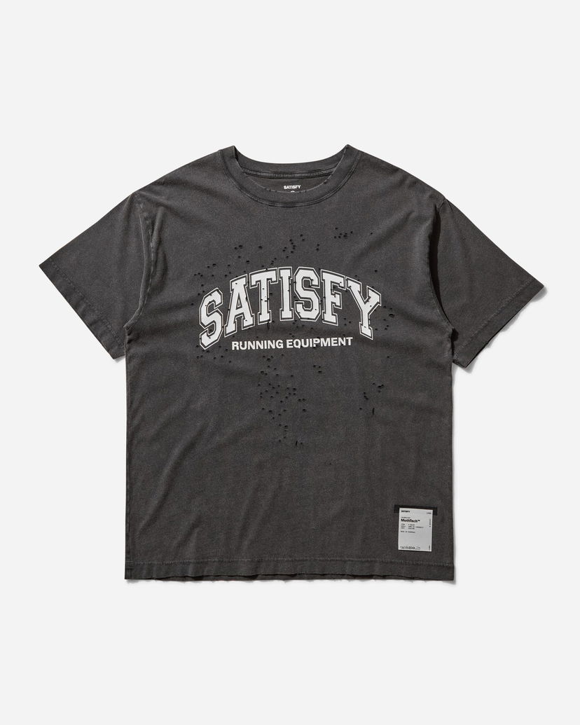 T-shirt Satisfy MothTech T-Shirt Svart | 11006 AB-SAC